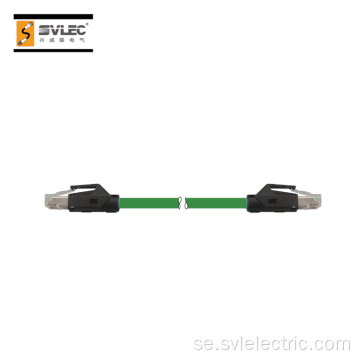 Högkvalitativ 4-polig RJ45 Ethernet-kabel D-kod